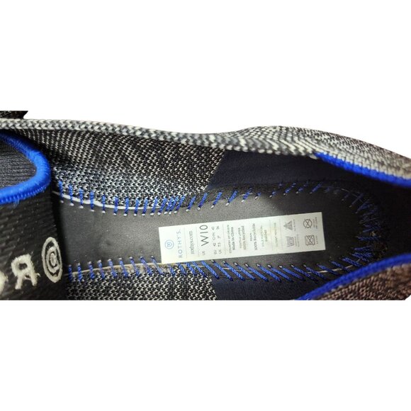 Rothys The Point Ballet Flats Womens Size 10 W Shoes Granite Heather Slip - Picture 10 of 12